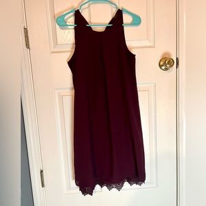 Flowy Burgendy Dress
